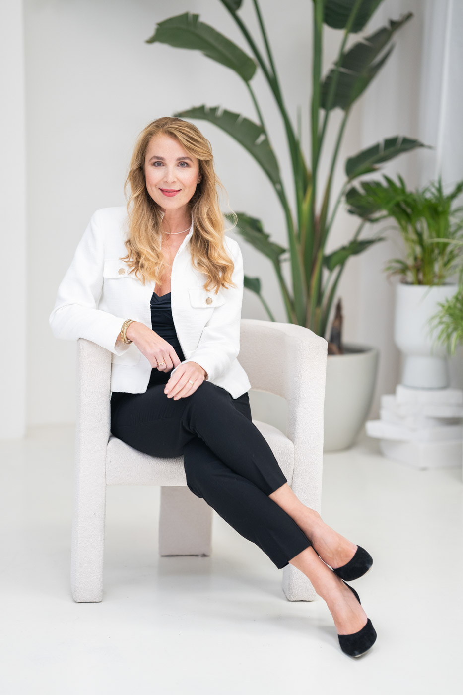 Profesionální fotografie ženy v business stylu